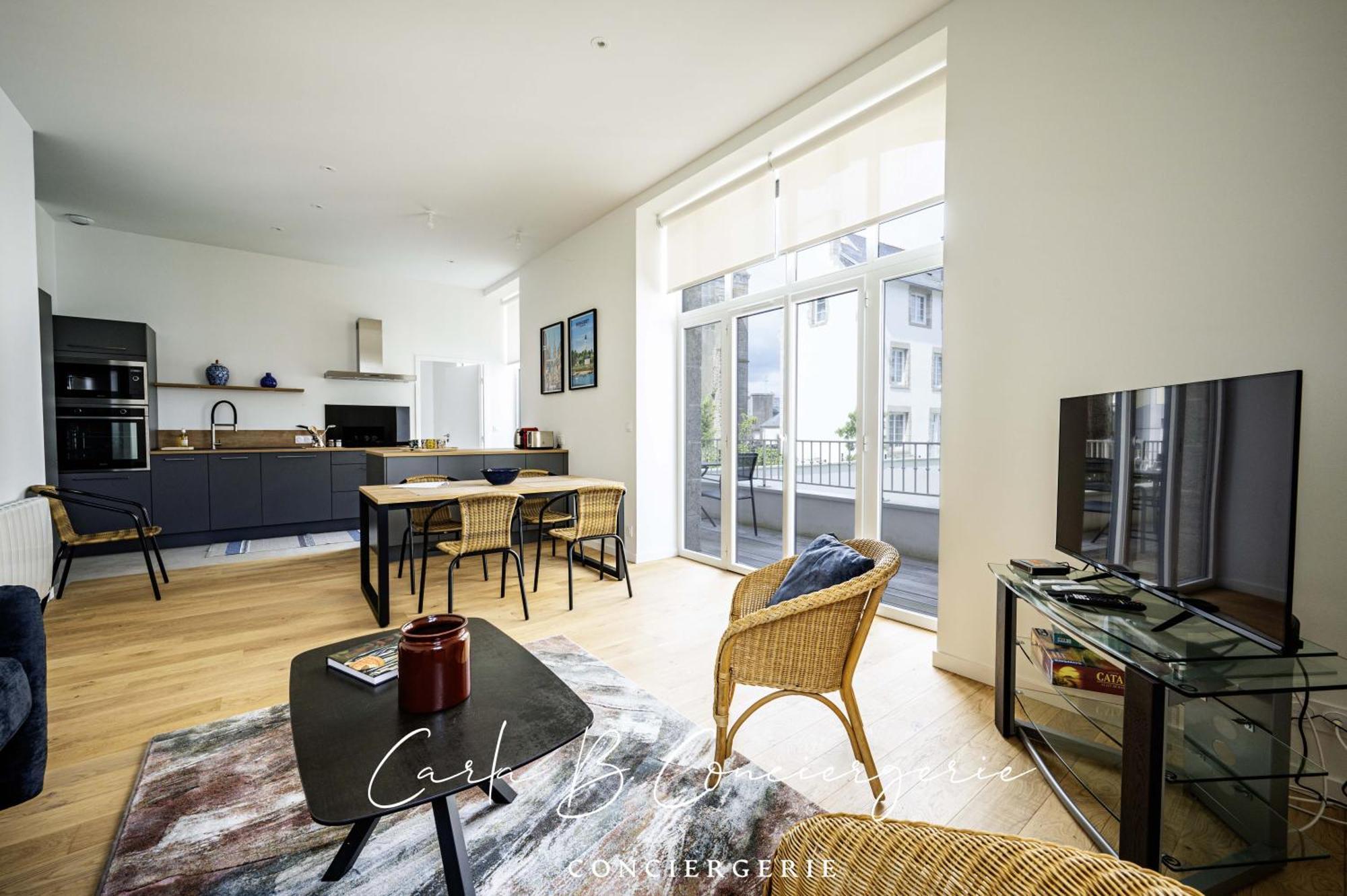 L'Ecrin Concarneau 4 Personnes公寓 外观 照片